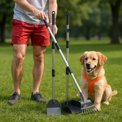 Long handled metal - long,