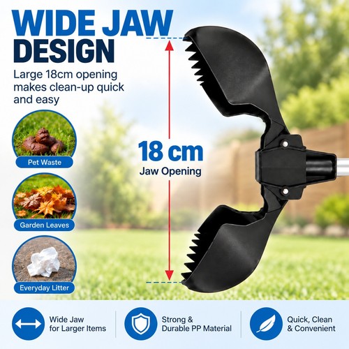 Pet pooper scooper long handle - pooper,