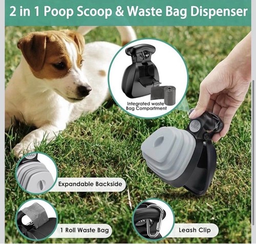 Portable dog pooper scooper - dog,
