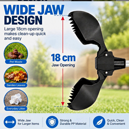 Long handle dog pooper scooper - long,