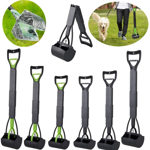 Folding pet poop scooper - scooper, long
