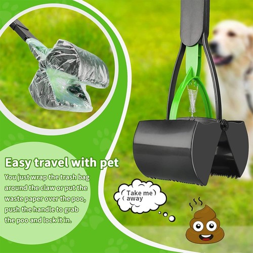 Long handle dog pet - long, waste