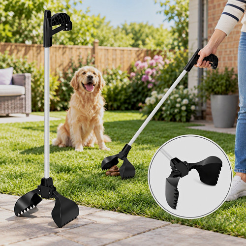 Long handle dog pooper - handle,