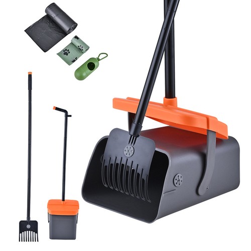 Pooper scooper set long handle - set,