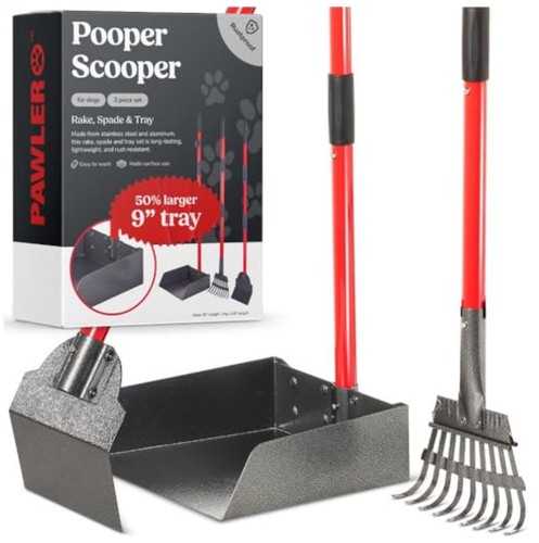 Dog pooper scooper long handle - scooper,