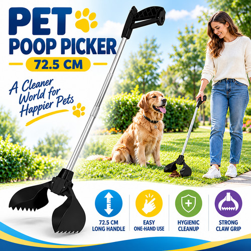 Long handle jumbo pooper - 28"long,