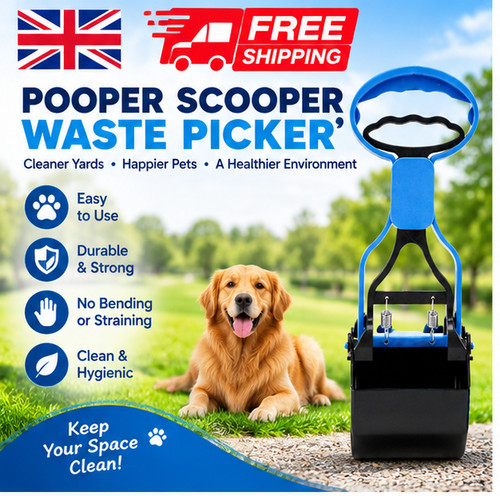 Long handle dog pet - dog, waste