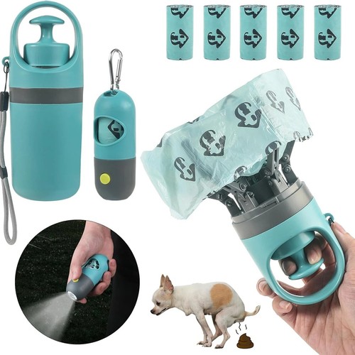 Portable pooper scooper with - scooper,