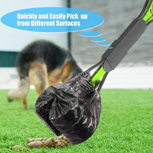 Green dog poop scoop foldable - dog,